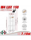 Trabattello M4 LUX 150 (Altezza lavoro 7,10 metri)
