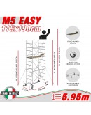 Trabattello M5 EASY (Altezza lavoro 5,90 metri)